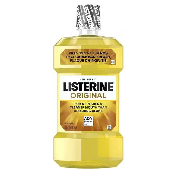 Listerine Antiseptic Original Mouthwash 1 Liter Bottle, PK6, Listerine, Mfr#: 5270152
